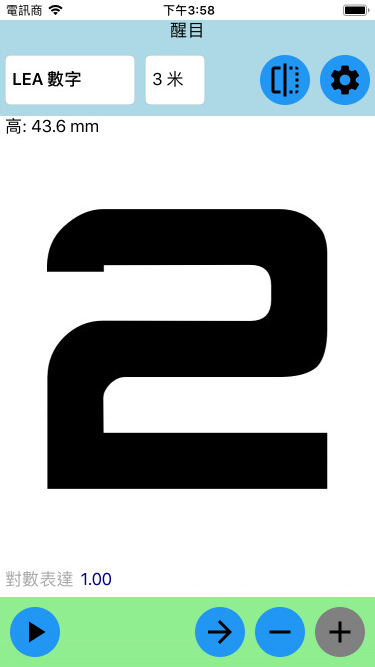 iPhone LEA 數字